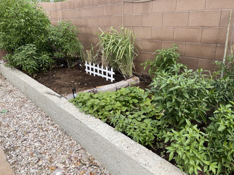 Cement Curbing Landscaping