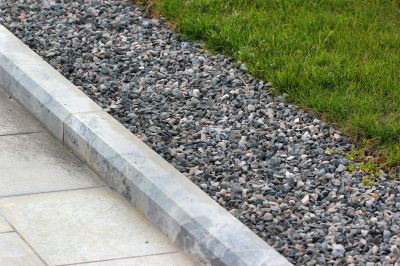 Cement Curbing Landscaping