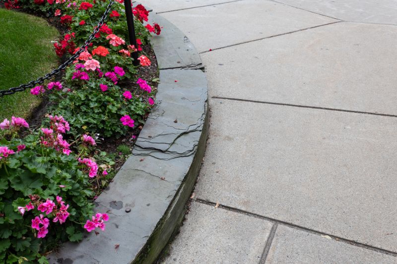 Cement Curbing Landscaping