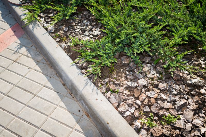 Cement Curbing Landscaping