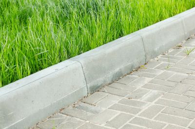 Cement Curbing Landscaping
