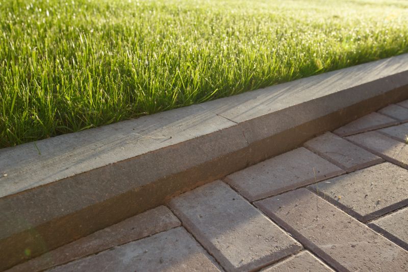 Cement Curbing Landscaping
